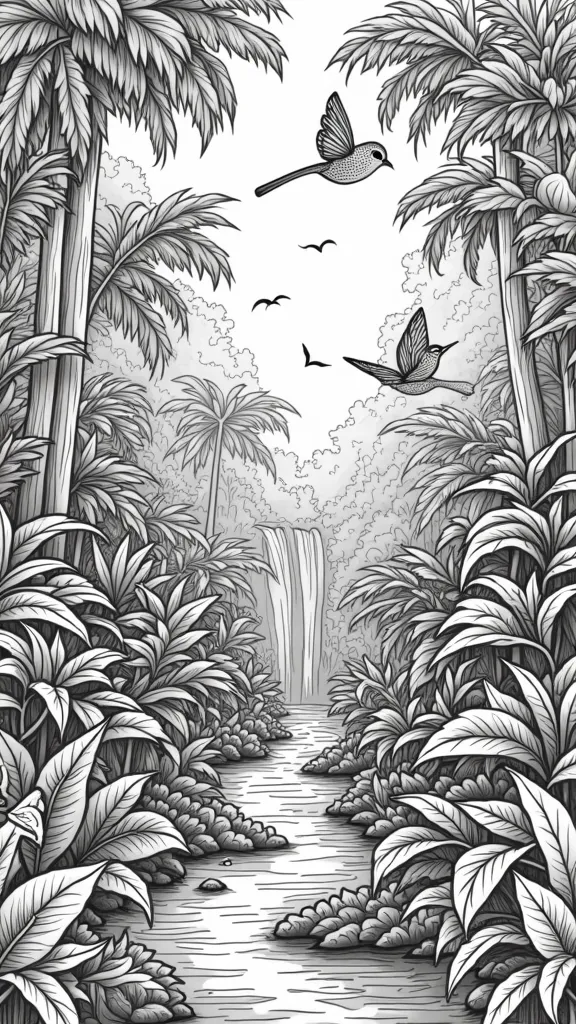 rain forest coloring pages